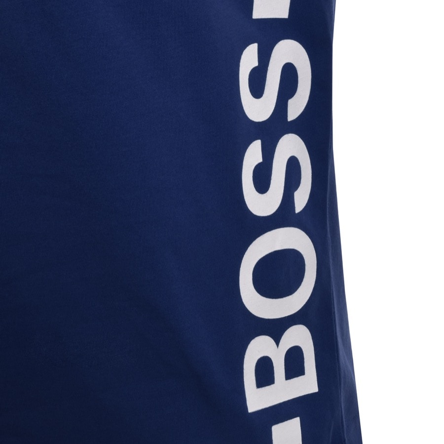 Alternative Image for ProductBOSS Beach Logo Vest T Shirt Blue3